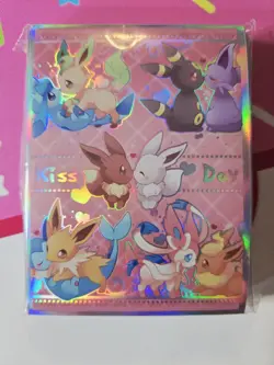 60pcs Eeveelution Trading Card Pokemon Cute OPCG Card Sleeves 66X92mm Size - Image 1