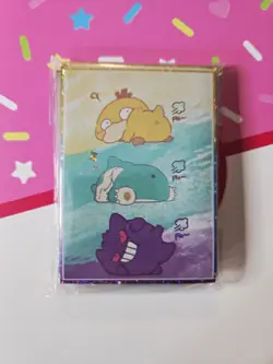 60pcs Tooting Pokemon Trading Card Cute OPCG Card Sleeves 66X92mm Size - Image 1