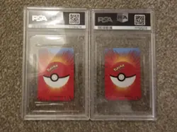 1999 BICYCLE POKEMON MINI PLAYING CARDS BLUE DECK FLAREON PSA 10 + JYNX PSA 9 - Image 4