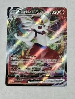 Cinderace VMAX 019/072 Ultra Rare Holo Shining Fates Pokemon Card - Image 1