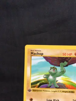 Pokemon Cards: Base Set 1st Edition Common: Machop 52/102 - Image 2