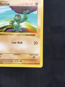 Pokemon Cards: Base Set 1st Edition Common: Machop 52/102 - Image 4