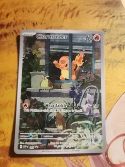 Pokemon TCG Charmander 044 Scarlet & Violet Obsidian Flames Promo Card Holo - Image 1