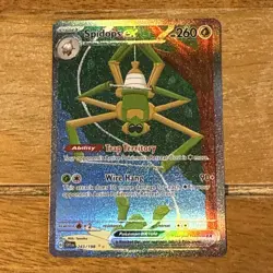 Pokemon Card Spidops ex 243/198 Special Illustration Rare Scarlet & Violet NM - Image 1