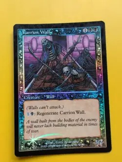 Carrion Wall. MTG Card. OLD VINTAGE FOIL. NEMESIS. - Image 1