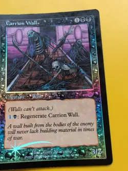 Carrion Wall. MTG Card. OLD VINTAGE FOIL. NEMESIS. - Image 3