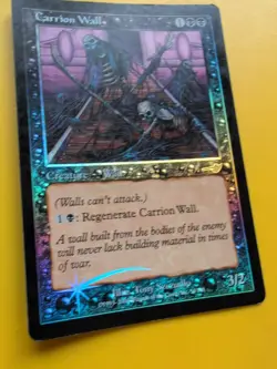 Carrion Wall. MTG Card. OLD VINTAGE FOIL. NEMESIS. - Image 4
