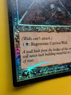 Carrion Wall. MTG Card. OLD VINTAGE FOIL. NEMESIS. - Image 5
