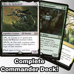 MTG Commander EDH Deck Rhys the Redeemed 100 Cards Custom Deck Tokens Selesnya - Image 1
