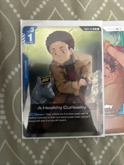 [ENGLISH] Gundam TCG Card Game A Healthy Curiosity - GD03 - 101 R+ Alt Art Foil - Image 4