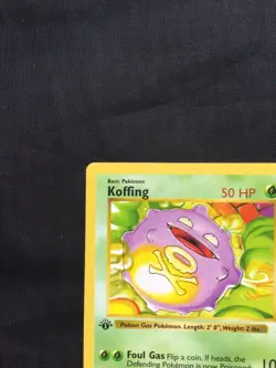Pokemon Cards: Base Set 1st Edition Common: Koffing 51/102 - Image 2