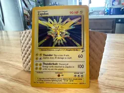 Zapdos - 020/130 Base Set 2 Holo Pokemon Card - Image 1