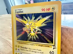 Zapdos - 020/130 Base Set 2 Holo Pokemon Card - Image 2
