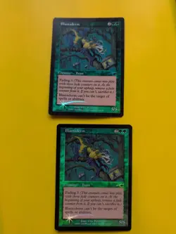 Blastoderm x2 Beeast MTG 2 Card. OLD VINTAGE FOIL. NEMESIS. - Image 1