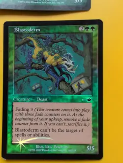Blastoderm x2 Beeast MTG 2 Card. OLD VINTAGE FOIL. NEMESIS. - Image 2