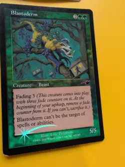 Blastoderm x2 Beeast MTG 2 Card. OLD VINTAGE FOIL. NEMESIS. - Image 5
