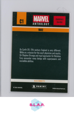 1602 PANINI C1 MARVEL ANTHOLOGY CANVAS CARD 2025 ENGLISH - Image 2