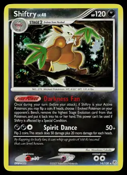Pokemon Card - Shiftry Diamond and Pearl 14/130 Holo Rare - Image 1