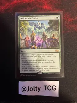 Will of the Sultai Commander: Tarkir: Dragonstorm Regular - Image 1