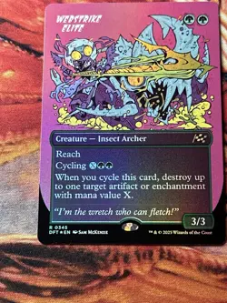 Webstrike Elite - Foil - Borderless Aetherdrift MTG - Image 3
