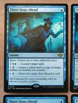 4x Three Steps Ahead **NEAR MINT** **UNPLAYED** MTG - Image 2