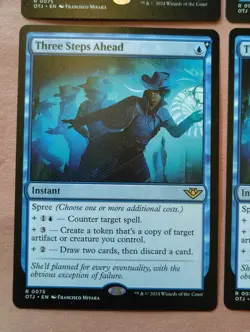 4x Three Steps Ahead **NEAR MINT** **UNPLAYED** MTG - Image 5