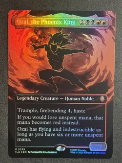 Ozai, the Phoenix King (0335) (Borderless) Avatar: The Last Airbender Foil Mtg - Image 1