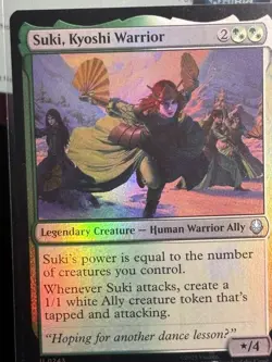 Suki, Kyoshi Warrior MTG TLA U0243 Holo NM - Image 1