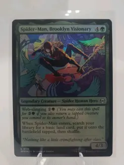 Spider-Man, Brooklyn Visionary #0115 C Foil MTG Marvel's Spider-Man NM - Image 1