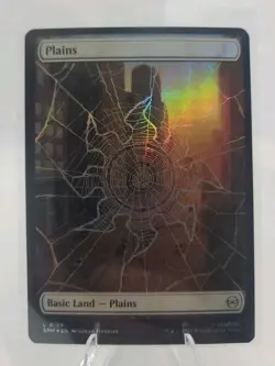 Plains #0189 Full Art Foil Land MTG Marvel's Spider-Man NM - Image 1