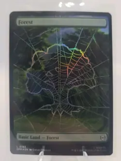 Forest #0193 Full Art Foil Land MTG Marvel's Spider-Man NM - Image 1