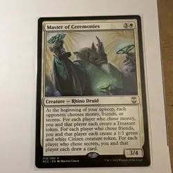 MTG, Master of Ceremonies 18 NM Commander: Streets of New Capenna Regular - Image 1