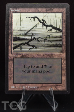 Swamp (C) - 1993 Magic the Gathering - Limited Edition Beta Regular - Image 1