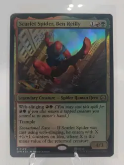 Scarlet Spider, Ben Reilly #0142 R Foil MTG Marvel's Spider-Man NM - Image 1