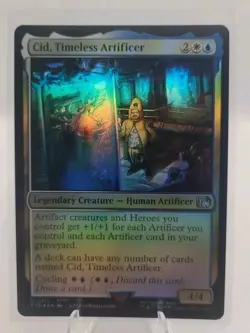 Cid, Timeless Artificer #0411 U Foil MTG Final Fantasy NM - Image 1