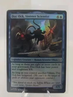 MTG Doc Ock, Sinister Scientist #0029 C Foil Marvel's Spider-Man NM - Image 1