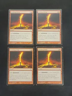 Seething Song X4 MTG Magic Mirrodin Pauper Playset - Image 1