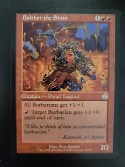 🔮Balthor the Stout - Torment - Magic The Gathering - MTG - Image 1
