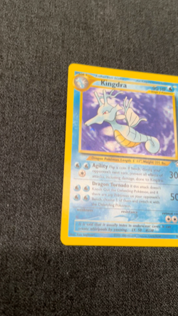 Pokemon TCG Kingdra 8/111 Neo Genesis Holo Lightly Played - Image 2
