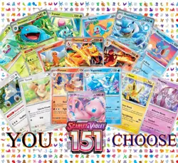 Pokemon 151 Set 1-165 Common and un common YOU CHOOSE!!! 20 cents each - Image 1