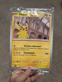 Pikachu At The Museum, Pokemon X Natural History Museum Jumbo Promo - Sealed - Image 1