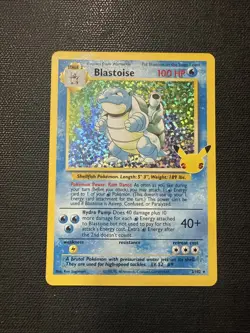 BLASTOISE 2/102 Celebrations: Classic Collection Holo Pokemon 25th Anniversary - Image 1