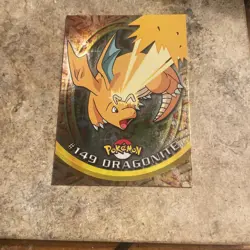 2000 Topps Pokemon TV Animation Blue Logo 1st Edition Mint Holo # 149 DRAGONITE - Image 1