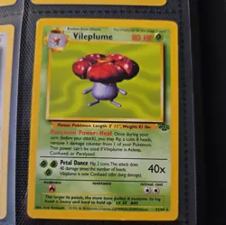 Vileplume 31/64 Jungle Unlimited Non-Holo Rare 1st edition, LP Pokemon #gin300 - Image 1