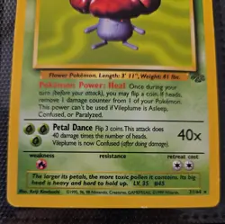 Vileplume 31/64 Jungle Unlimited Non-Holo Rare 1st edition, LP Pokemon #gin300 - Image 3