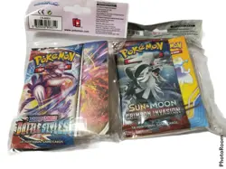 POKEMON BATTLE STYLES BOOSTER PACK W/ MINI PORTFOLIO BINDER BRAND NEW 2 Lot - Image 1