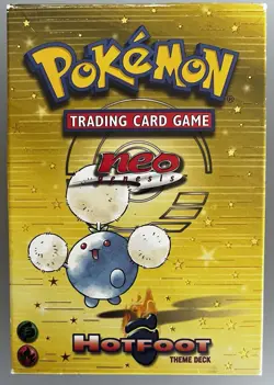 Pokemon Neo Genesis Hotfoot Theme Deck 2000 Cyndaquil Magmar, Complete! 742818062770 - Image 2