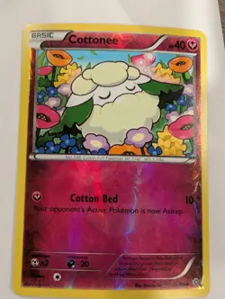 Cottonee 55/98 - XY Ancient Origins Pokemon Reverse Holo Foil Nice! - Image 1