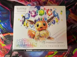 Prismatic Evolutions Pokemon Center Elite Trainer Box SEALED - Image 1