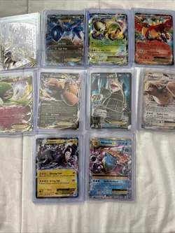 Pokemon TCG Lot Of 10 Damaged XY Era Cards EX/Break/Mega/Full Art - Image 1